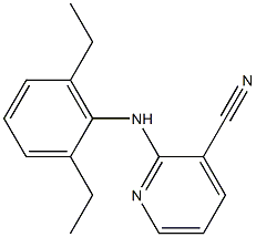 2-[(2,6-diethylphenyl)amino]pyridine-3-carbonitrile