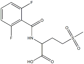 2-[(2,6-difluorophenyl)formamido]-4-methanesulfonylbutanoic acid