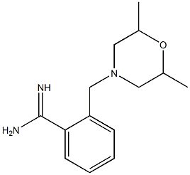 2-[(2,6-dimethylmorpholin-4-yl)methyl]benzenecarboximidamide