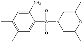 2-[(2,6-dimethylmorpholine-4-)sulfonyl]-4,5-dimethylaniline