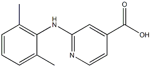 2-[(2,6-dimethylphenyl)amino]pyridine-4-carboxylic acid 结构式