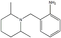 2-[(2,6-dimethylpiperidin-1-yl)methyl]aniline,,结构式