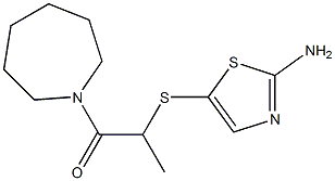 2-[(2-amino-1,3-thiazol-5-yl)sulfanyl]-1-(azepan-1-yl)propan-1-one