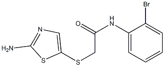 2-[(2-amino-1,3-thiazol-5-yl)thio]-N-(2-bromophenyl)acetamide