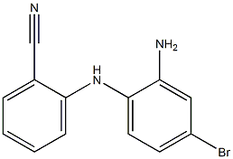 2-[(2-amino-4-bromophenyl)amino]benzonitrile Structure