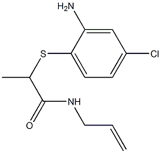 2-[(2-amino-4-chlorophenyl)sulfanyl]-N-(prop-2-en-1-yl)propanamide