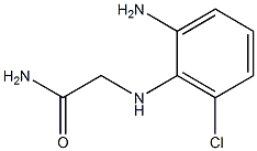 2-[(2-amino-6-chlorophenyl)amino]acetamide 结构式