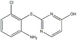 2-[(2-amino-6-chlorophenyl)sulfanyl]pyrimidin-4-ol