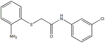 2-[(2-aminophenyl)thio]-N-(3-chlorophenyl)acetamide