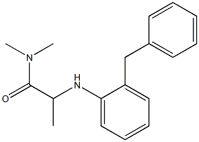 2-[(2-benzylphenyl)amino]-N,N-dimethylpropanamide