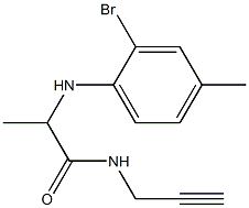 2-[(2-bromo-4-methylphenyl)amino]-N-(prop-2-yn-1-yl)propanamide