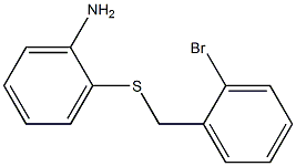 2-[(2-bromobenzyl)thio]aniline 结构式