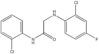 2-[(2-chloro-4-fluorophenyl)amino]-N-(2-chlorophenyl)acetamide