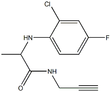 2-[(2-chloro-4-fluorophenyl)amino]-N-(prop-2-yn-1-yl)propanamide