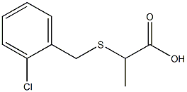 2-[(2-chlorobenzyl)thio]propanoic acid Structure