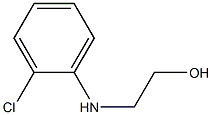 2-[(2-chlorophenyl)amino]ethan-1-ol 结构式