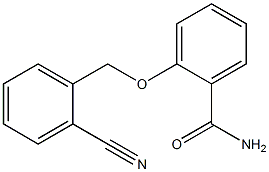 2-[(2-cyanobenzyl)oxy]benzamide Structure