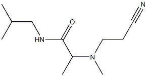 2-[(2-cyanoethyl)(methyl)amino]-N-(2-methylpropyl)propanamide|