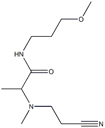 2-[(2-cyanoethyl)(methyl)amino]-N-(3-methoxypropyl)propanamide|