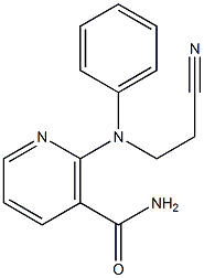 2-[(2-cyanoethyl)(phenyl)amino]nicotinamide
