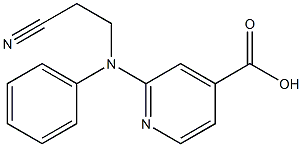 2-[(2-cyanoethyl)(phenyl)amino]pyridine-4-carboxylic acid