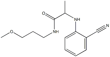 2-[(2-cyanophenyl)amino]-N-(3-methoxypropyl)propanamide