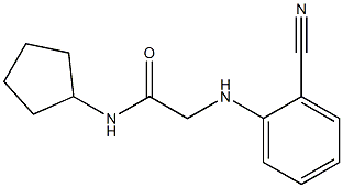 2-[(2-cyanophenyl)amino]-N-cyclopentylacetamide