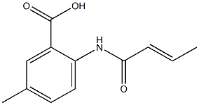 2-[(2E)-but-2-enoylamino]-5-methylbenzoic acid|
