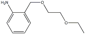 2-[(2-ethoxyethoxy)methyl]aniline Structure