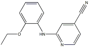 2-[(2-ethoxyphenyl)amino]isonicotinonitrile Structure