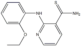 2-[(2-ethoxyphenyl)amino]pyridine-3-carbothioamide 结构式