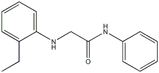 2-[(2-ethylphenyl)amino]-N-phenylacetamide Struktur