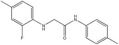 2-[(2-fluoro-4-methylphenyl)amino]-N-(4-methylphenyl)acetamide