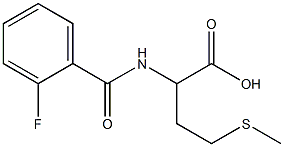 2-[(2-fluorobenzoyl)amino]-4-(methylthio)butanoic acid