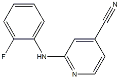 2-[(2-fluorophenyl)amino]isonicotinonitrile