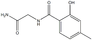 2-[(2-hydroxy-4-methylphenyl)formamido]acetamide