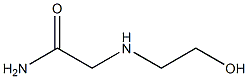 2-[(2-hydroxyethyl)amino]acetamide 化学構造式