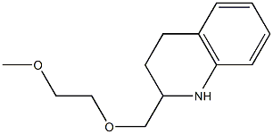 2-[(2-methoxyethoxy)methyl]-1,2,3,4-tetrahydroquinoline,,结构式