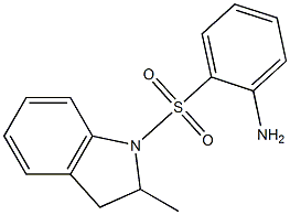 2-[(2-methyl-2,3-dihydro-1H-indole-1-)sulfonyl]aniline