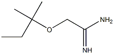 2-[(2-methylbutan-2-yl)oxy]ethanimidamide Struktur