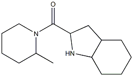 2-[(2-methylpiperidin-1-yl)carbonyl]octahydro-1H-indole Struktur
