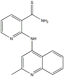 2-[(2-methylquinolin-4-yl)amino]pyridine-3-carbothioamide