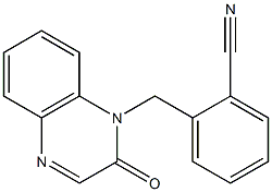 2-[(2-oxoquinoxalin-1(2H)-yl)methyl]benzonitrile Struktur