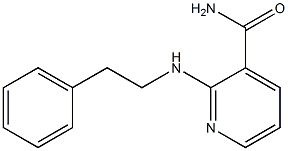 2-[(2-phenylethyl)amino]pyridine-3-carboxamide,,结构式