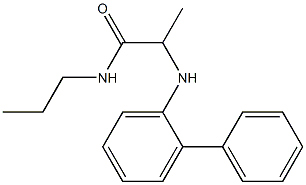 2-[(2-phenylphenyl)amino]-N-propylpropanamide