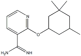 2-[(3,3,5-trimethylcyclohexyl)oxy]pyridine-3-carboximidamide