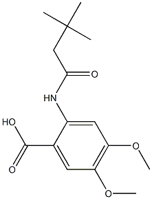 2-[(3,3-dimethylbutanoyl)amino]-4,5-dimethoxybenzoic acid