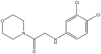 2-[(3,4-dichlorophenyl)amino]-1-(morpholin-4-yl)ethan-1-one Structure