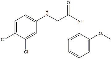 2-[(3,4-dichlorophenyl)amino]-N-(2-methoxyphenyl)acetamide