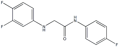 2-[(3,4-difluorophenyl)amino]-N-(4-fluorophenyl)acetamide